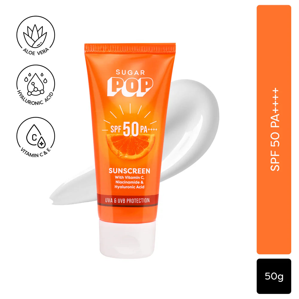 Spf 50 sunscreen with vitamin c