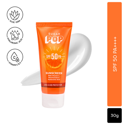 Spf 50 sunscreen with vitamin c