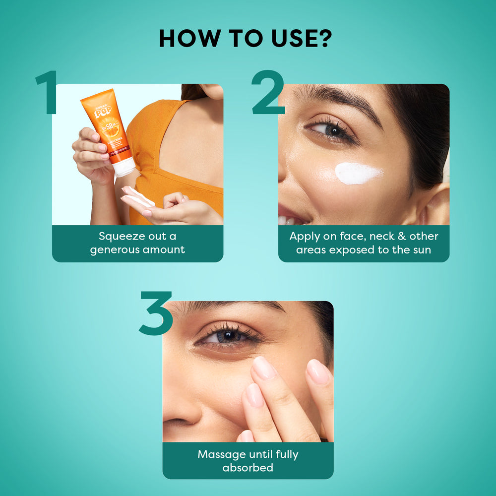 Spf 50 sunscreen with vitamin c