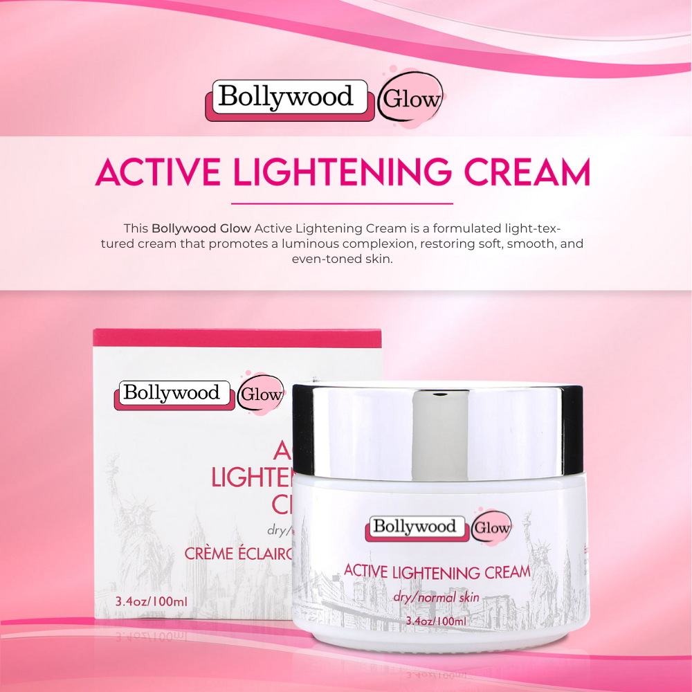Bollywood Glow Active Lightening Cream - 100ml / 3.4 Oz