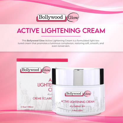 Bollywood Glow Active Lightening Cream - 100ml / 3.4 Oz