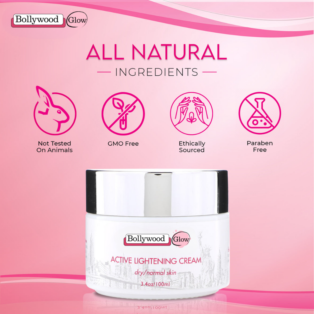 Bollywood Glow Active Lightening Cream - 100ml / 3.4 Oz