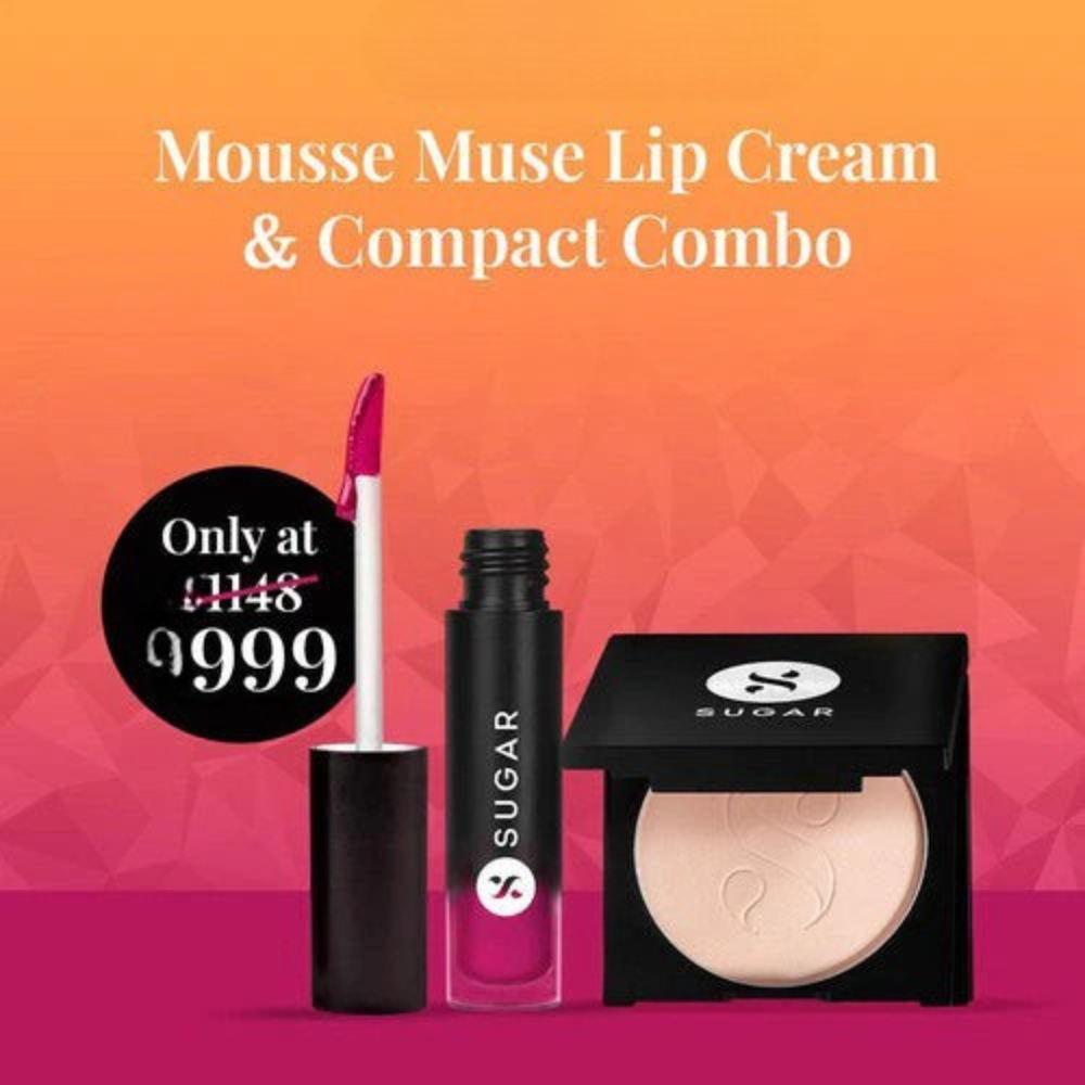 Mousse Muse Lip Cream & Compact Combo