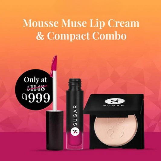 Mousse Muse Lip Cream & Compact Combo